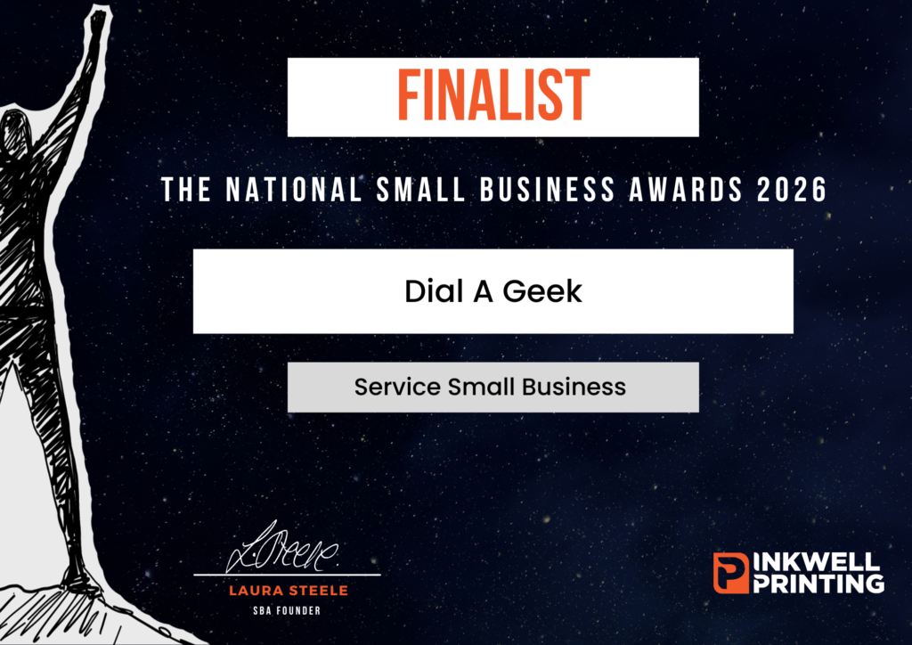 National Small Business Awards- Service Small Business DialAGeek